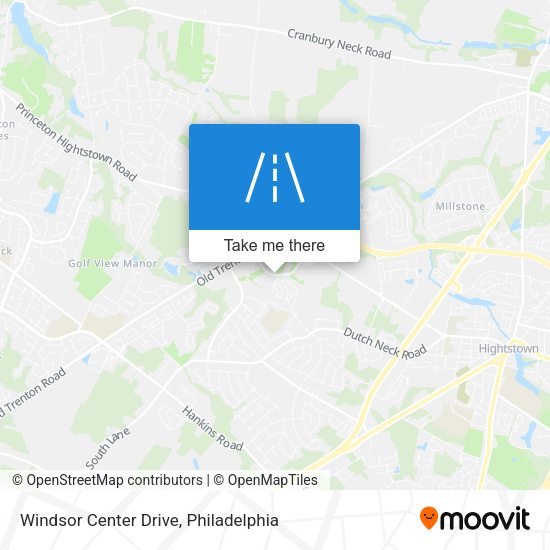 Windsor Center Drive map