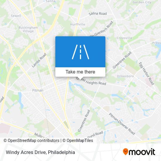 Mapa de Windy Acres Drive