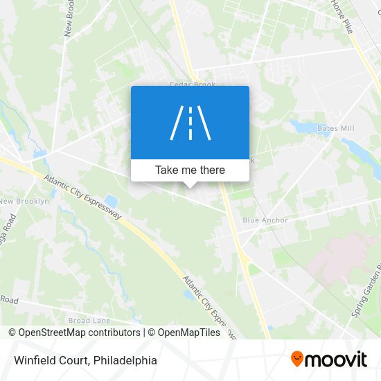 Mapa de Winfield Court
