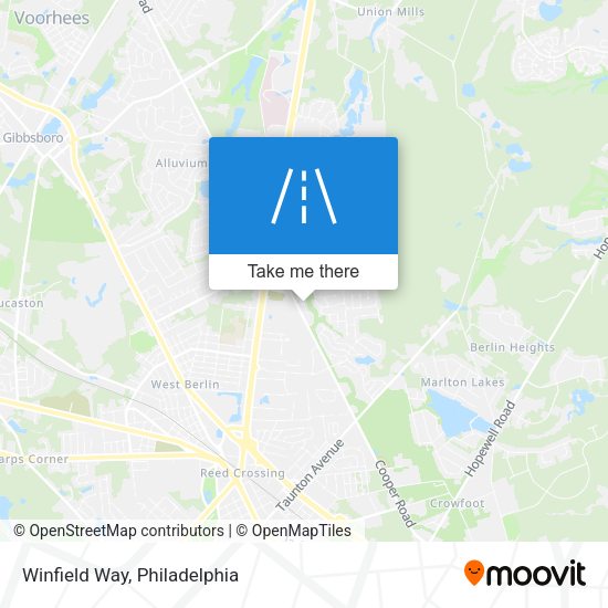 Mapa de Winfield Way