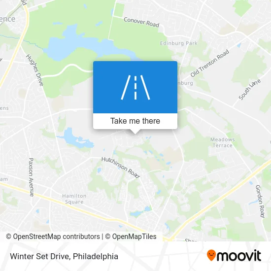 Winter Set Drive map