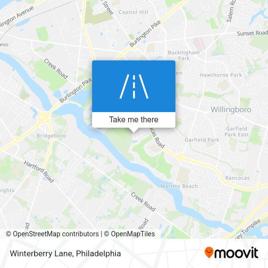 Winterberry Lane map