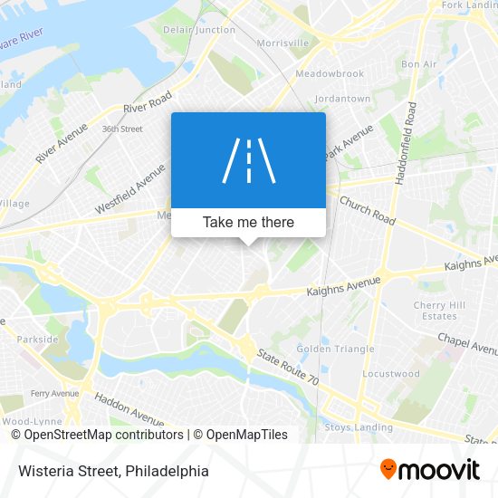 Wisteria Street map