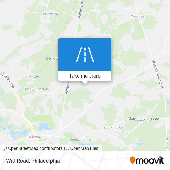 Mapa de Witt Road