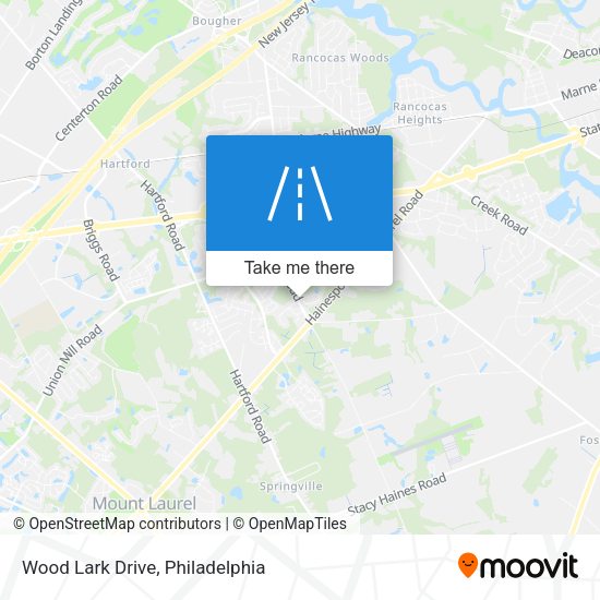 Wood Lark Drive map