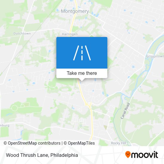 Wood Thrush Lane map