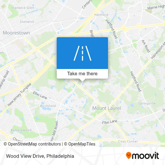 Wood View Drive map
