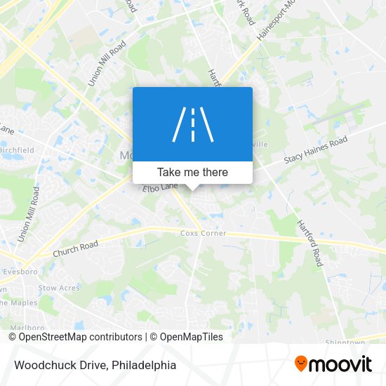 Mapa de Woodchuck Drive