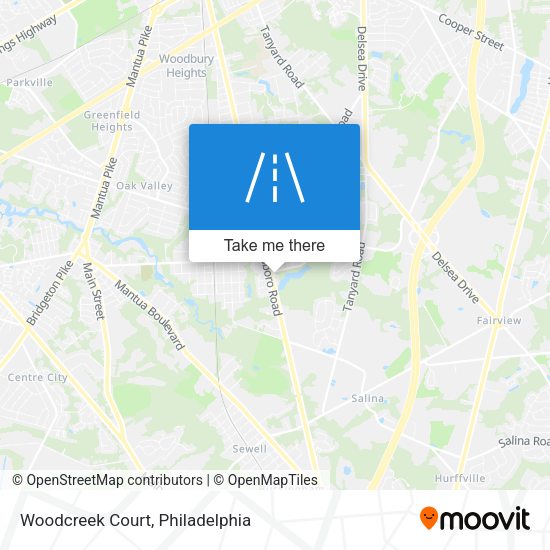 Woodcreek Court map