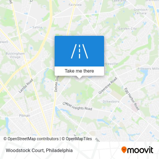 Mapa de Woodstock Court