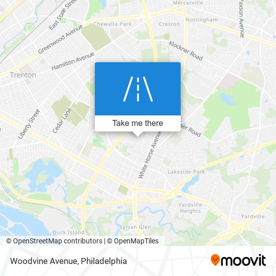 Woodvine Avenue map