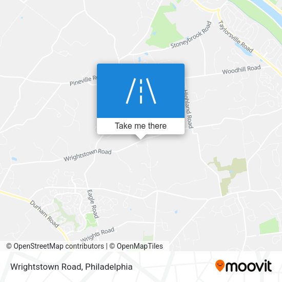 Mapa de Wrightstown Road