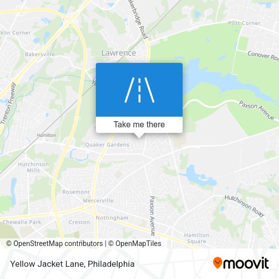 Mapa de Yellow Jacket Lane