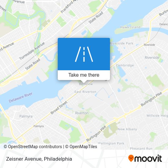 Mapa de Zeisner Avenue