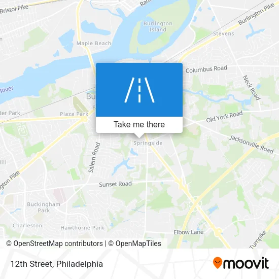 12th Street map