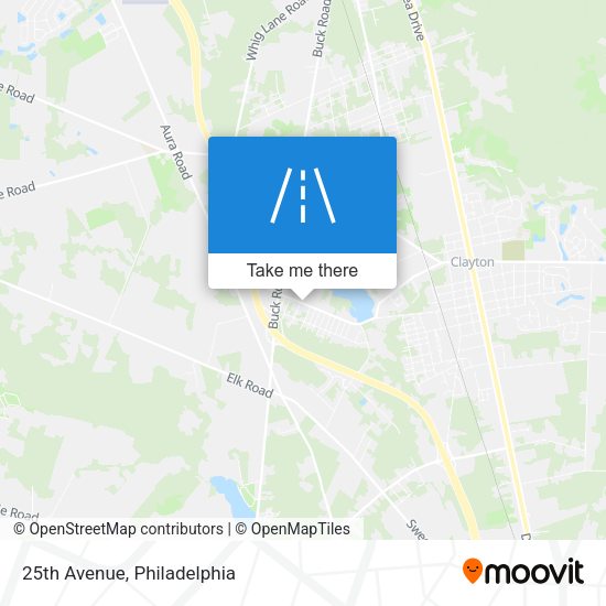 Mapa de 25th Avenue