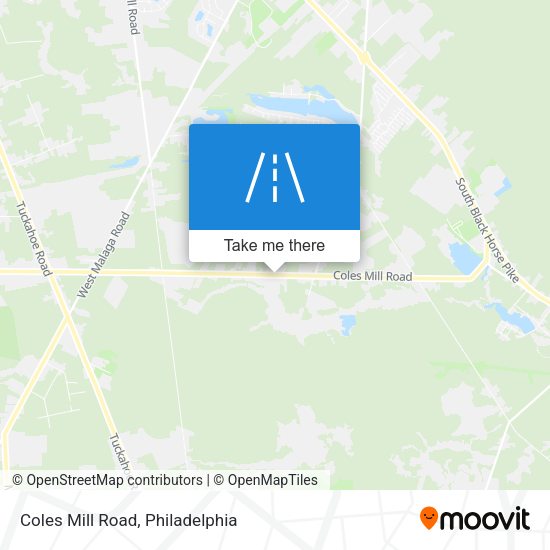 Mapa de Coles Mill Road