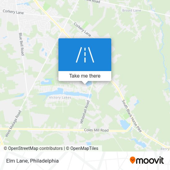 Mapa de Elm Lane