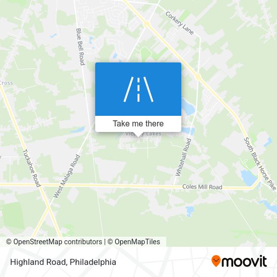 Mapa de Highland Road