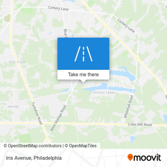 Mapa de Iris Avenue