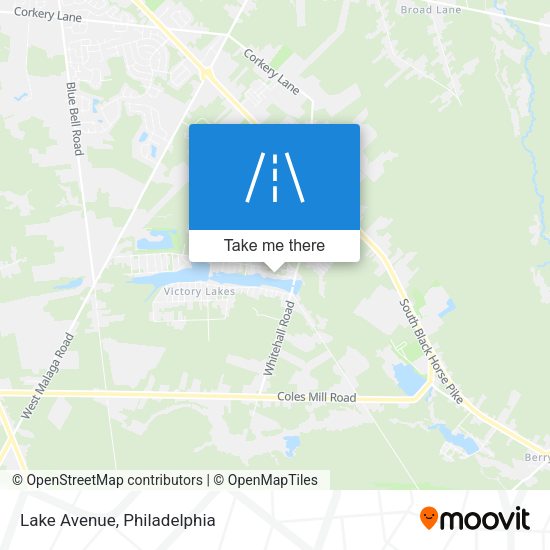 Mapa de Lake Avenue