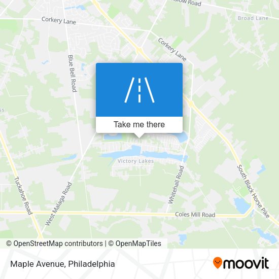 Mapa de Maple Avenue