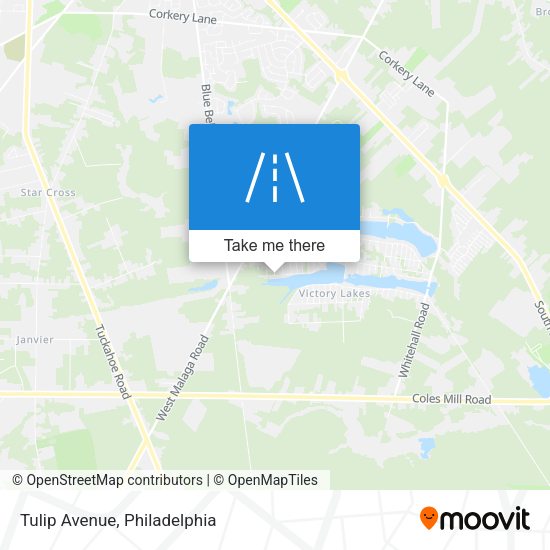Mapa de Tulip Avenue