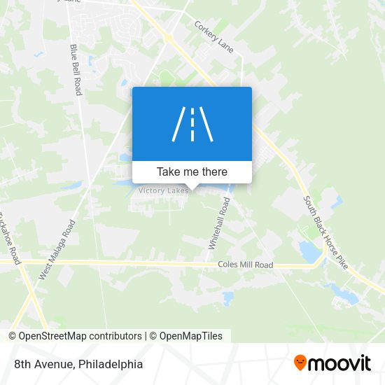 Mapa de 8th Avenue