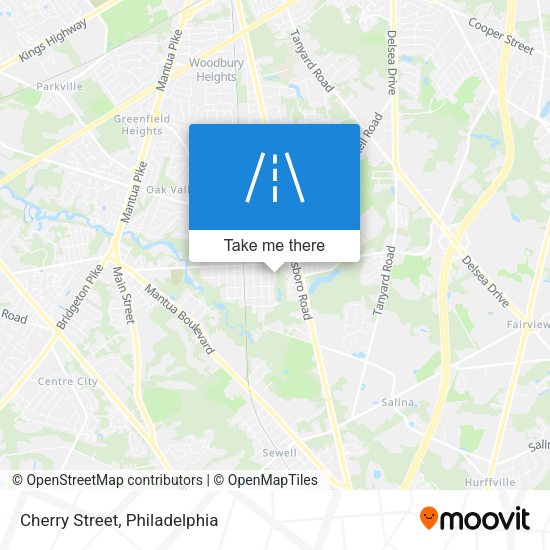 Mapa de Cherry Street