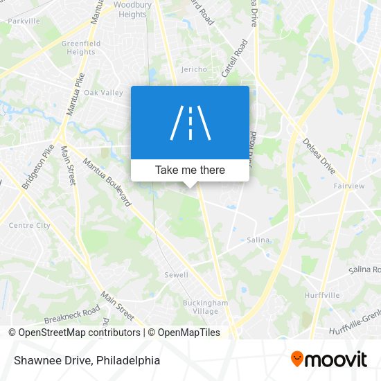 Mapa de Shawnee Drive