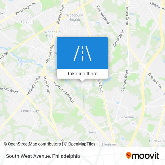Mapa de South West Avenue
