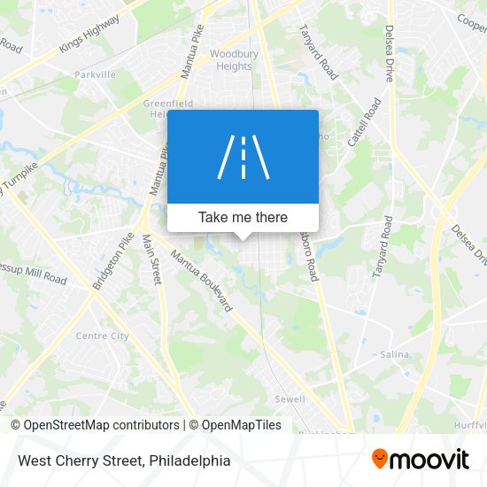 West Cherry Street map