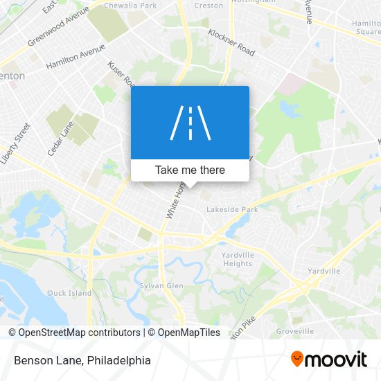 Mapa de Benson Lane