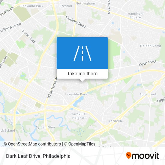 Dark Leaf Drive map