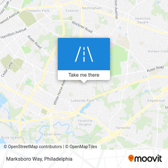 Mapa de Marksboro Way