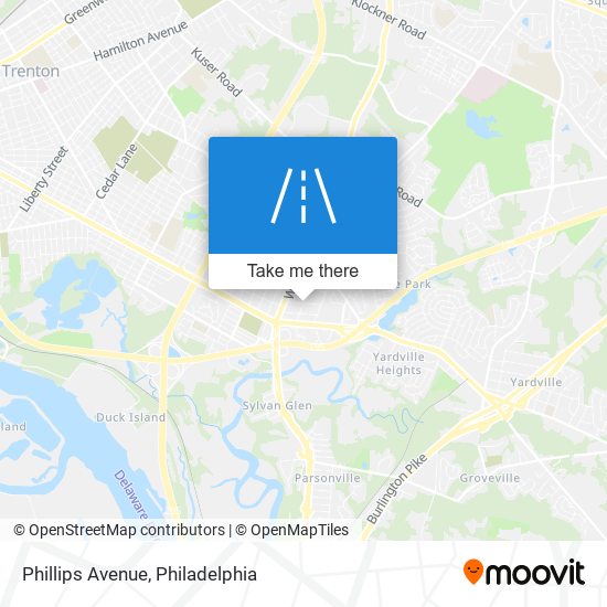 Mapa de Phillips Avenue
