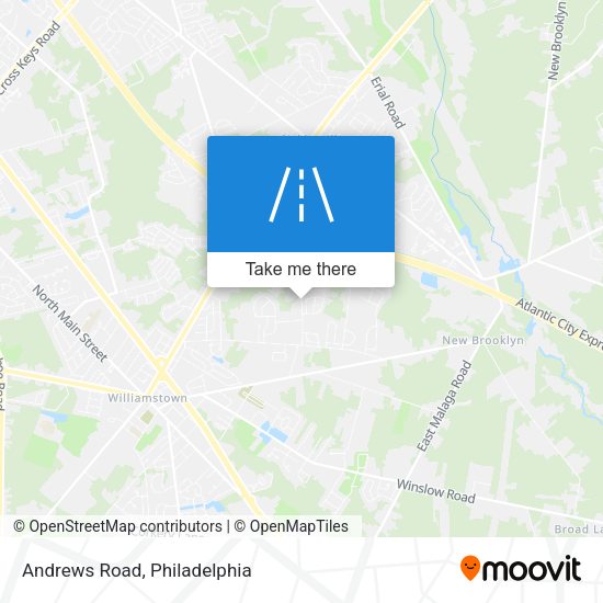 Mapa de Andrews Road