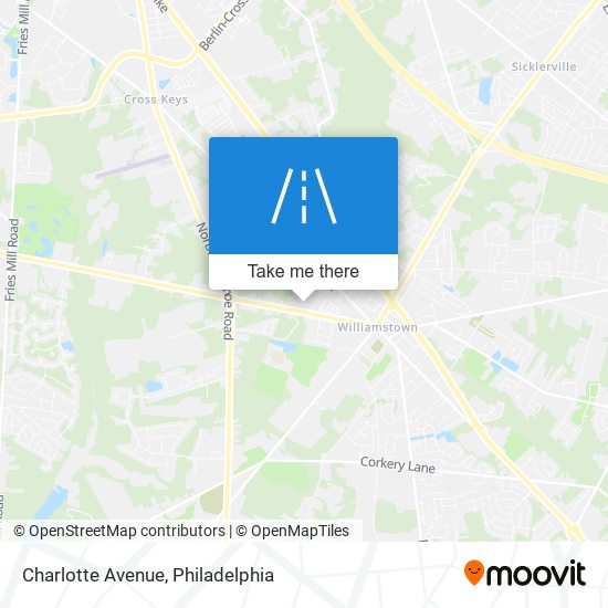 Mapa de Charlotte Avenue