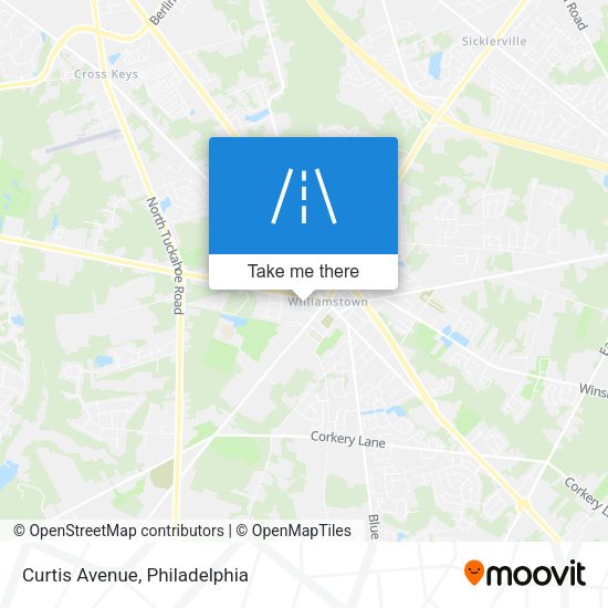 Mapa de Curtis Avenue