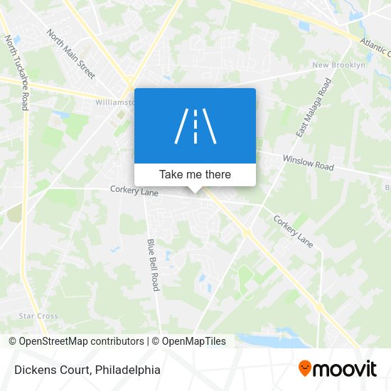 Mapa de Dickens Court
