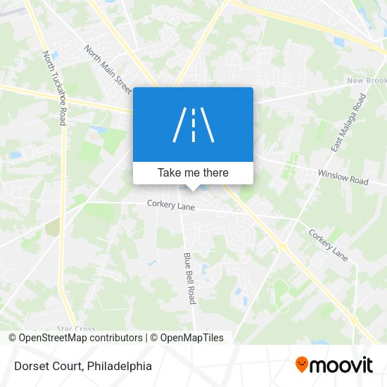 Mapa de Dorset Court