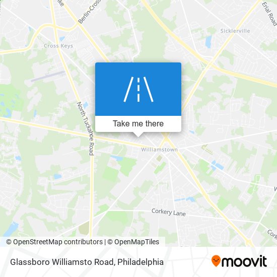 Mapa de Glassboro Williamsto Road