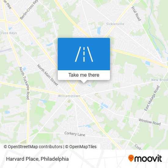 Mapa de Harvard Place
