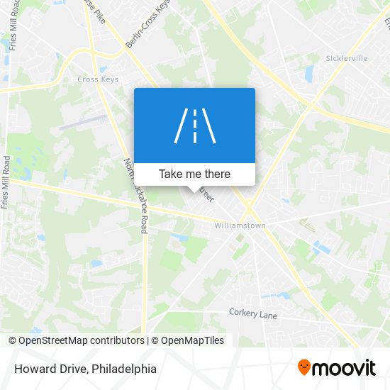 Howard Drive map