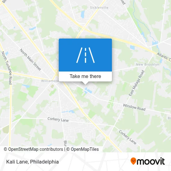 Kali Lane map