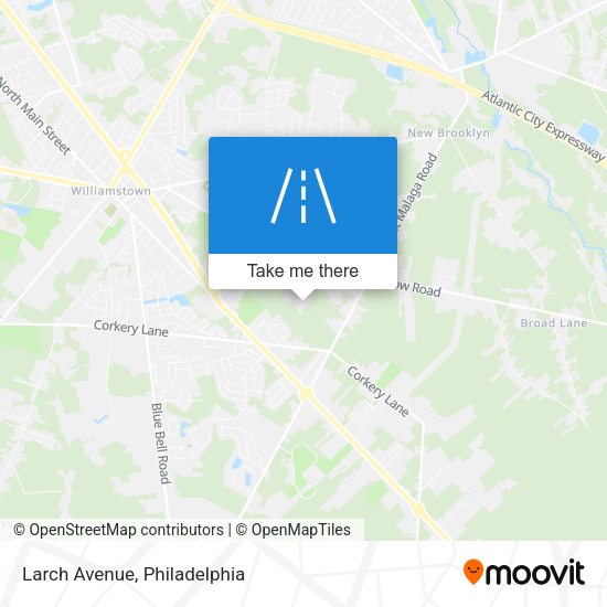 Mapa de Larch Avenue