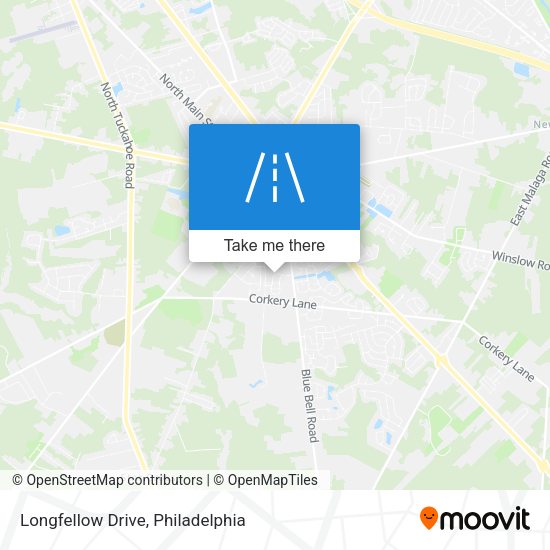 Longfellow Drive map