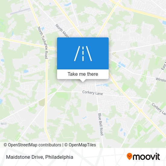Mapa de Maidstone Drive