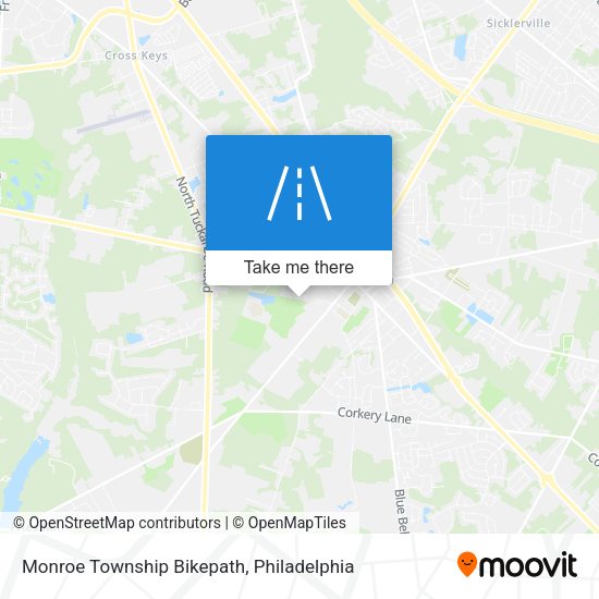 Mapa de Monroe Township Bikepath