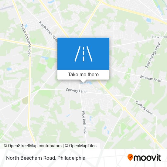 Mapa de North Beecham Road